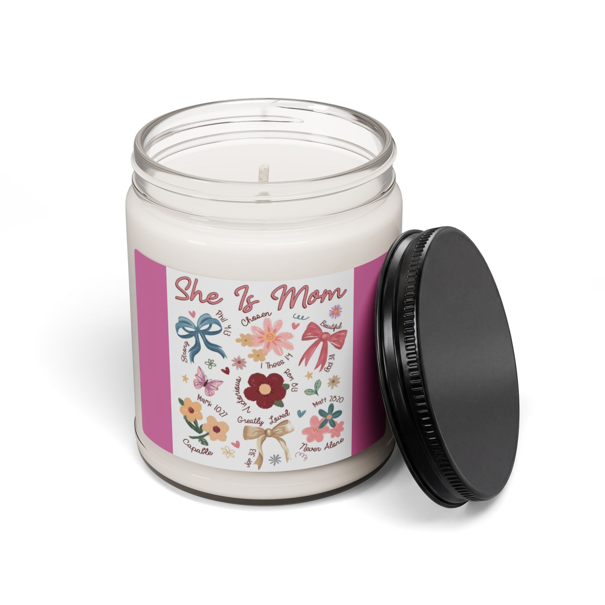 Scented Soy Candle, 9oz, Mom is…., Mom inspirational, affirmations
