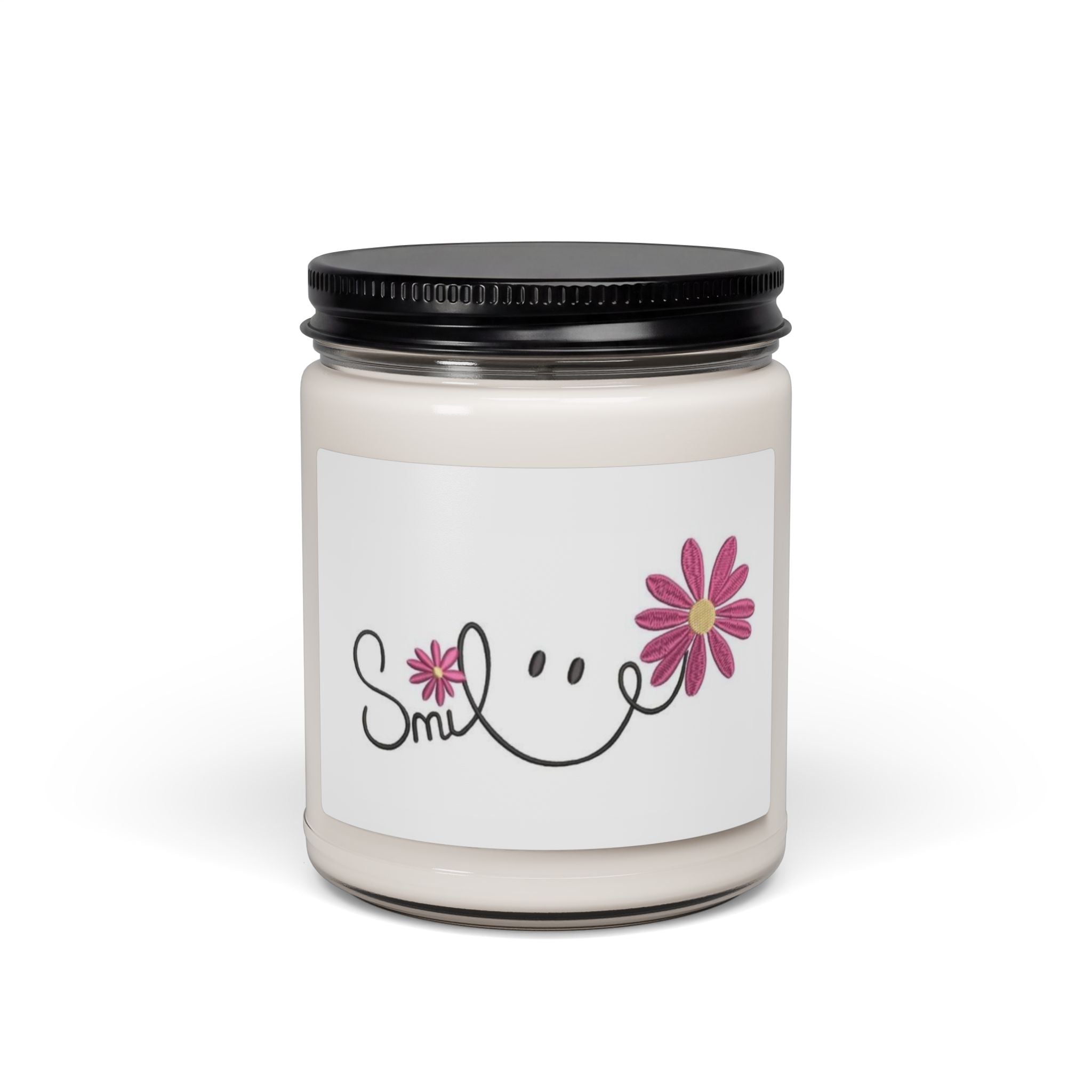 Scented Soy Candle, 9oz, Smile, inspirational, affirmations