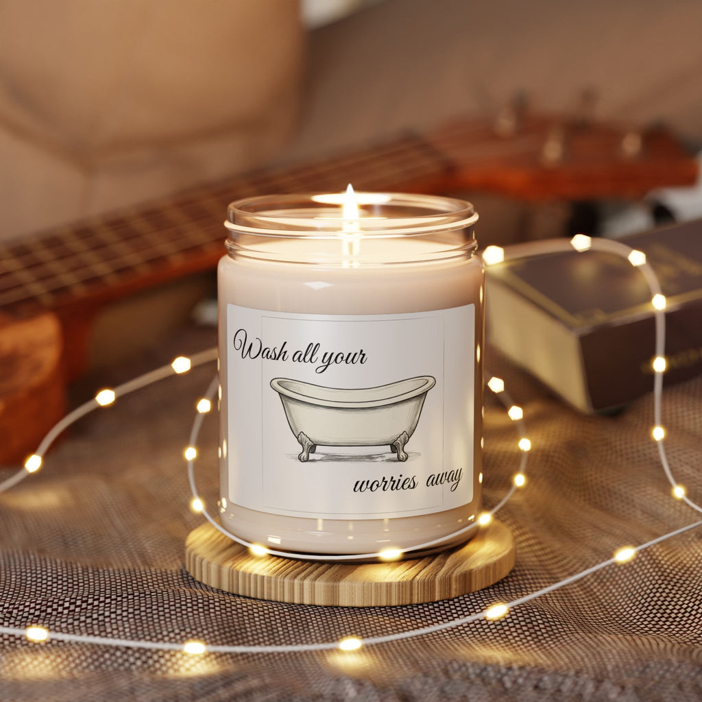 Clawfoot Bathtub  soy candle | Wash All Your Worries Away jar candle