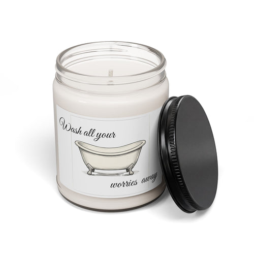 Clawfoot Bathtub  soy candle | Wash All Your Worries Away jar candle
