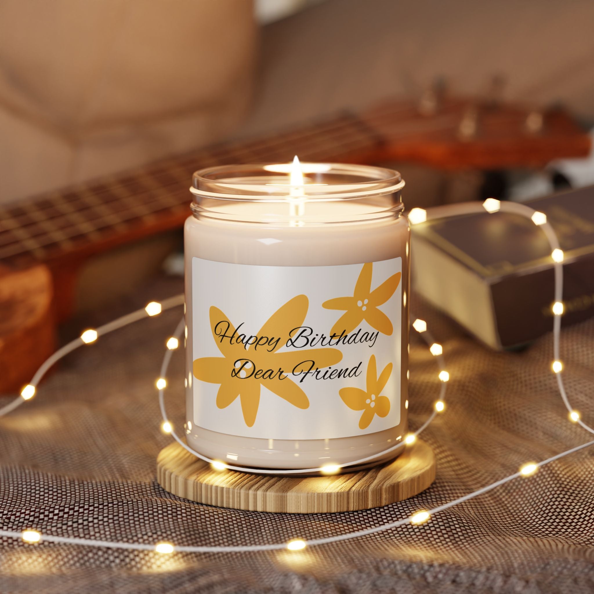 Happy Birthday Friend Candle 9 oz Soy Jar