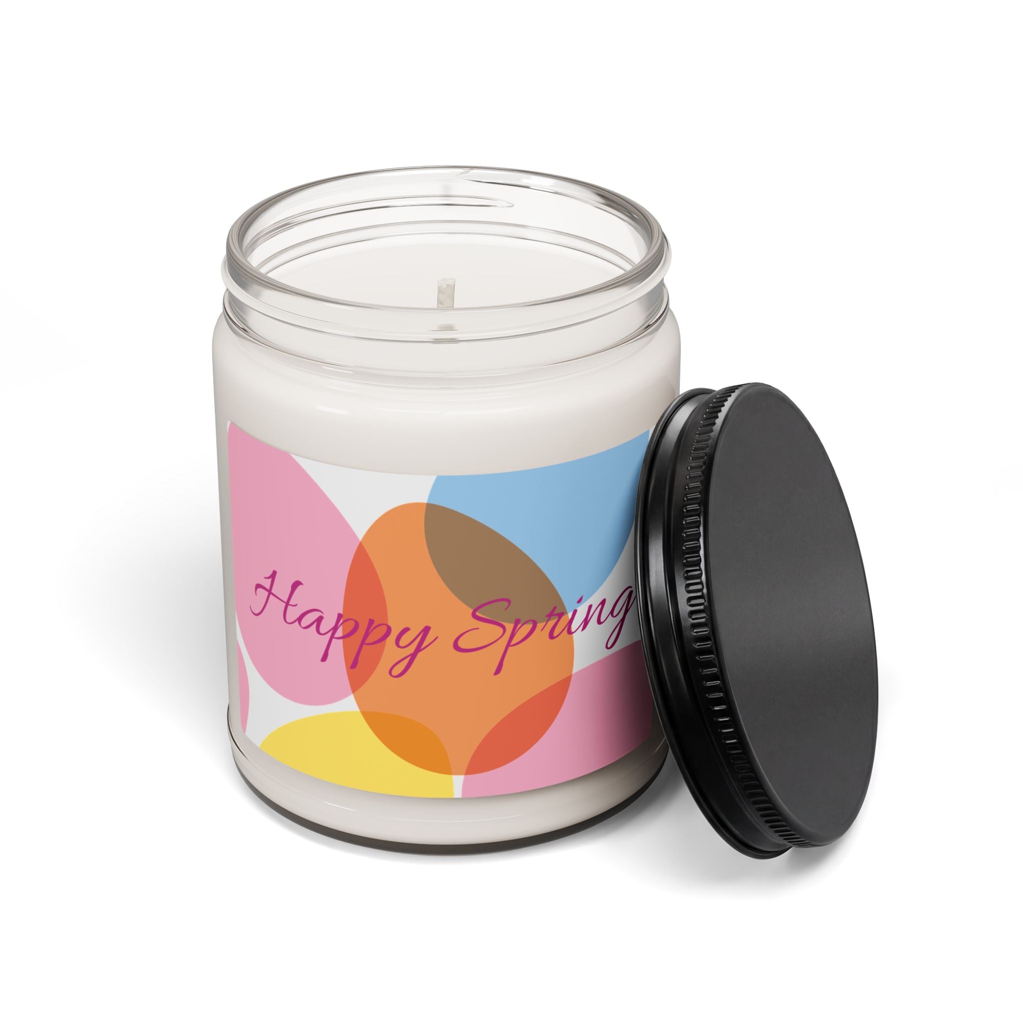 Happy Spring egg Design Candle | 9oz Soy Candle