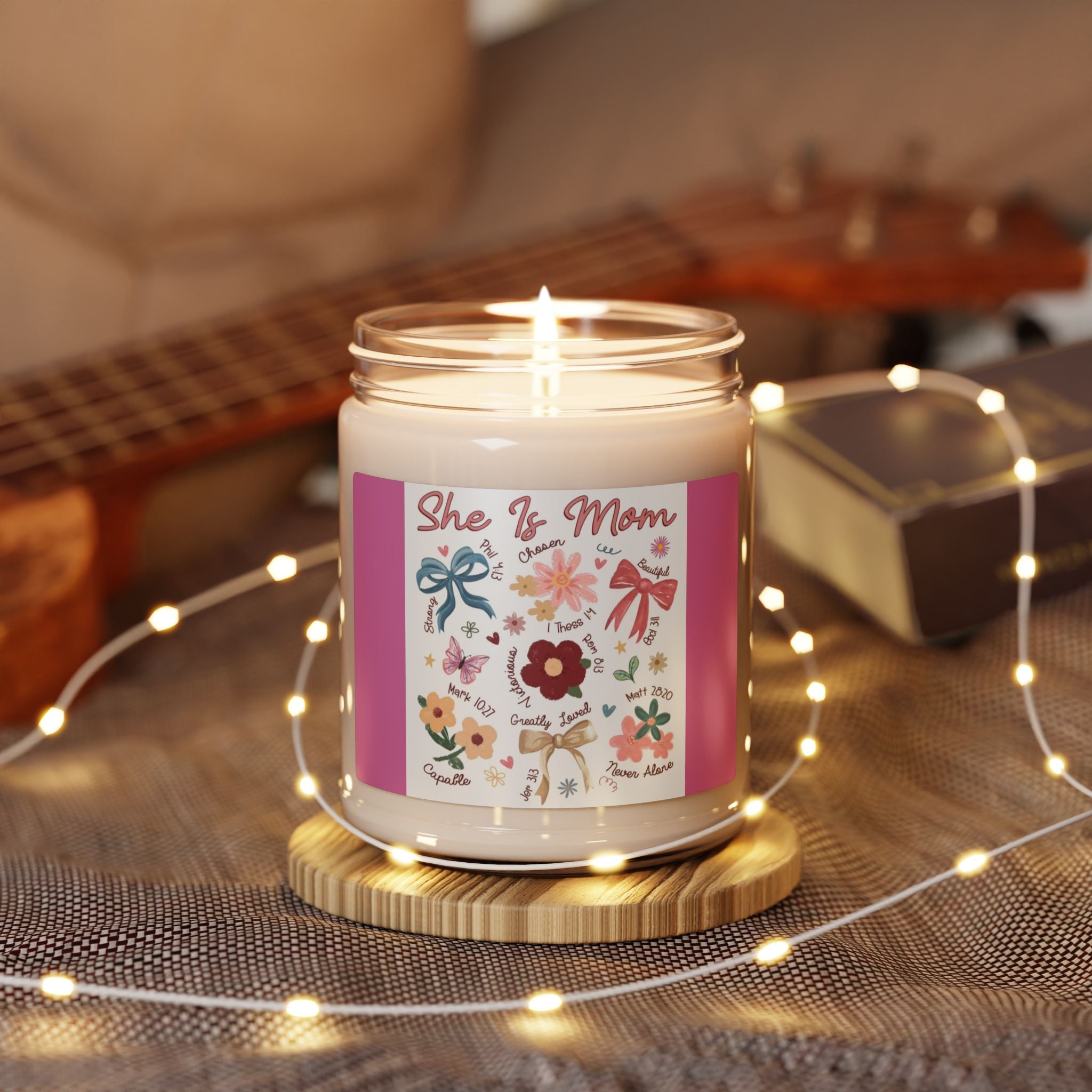 Scented Soy Candle, 9oz, Mom is…., Mom inspirational, affirmations