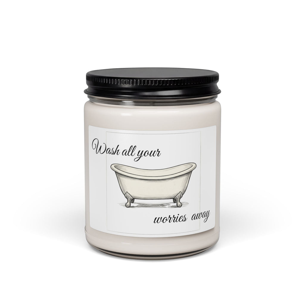 Clawfoot Bathtub  soy candle | Wash All Your Worries Away jar candle