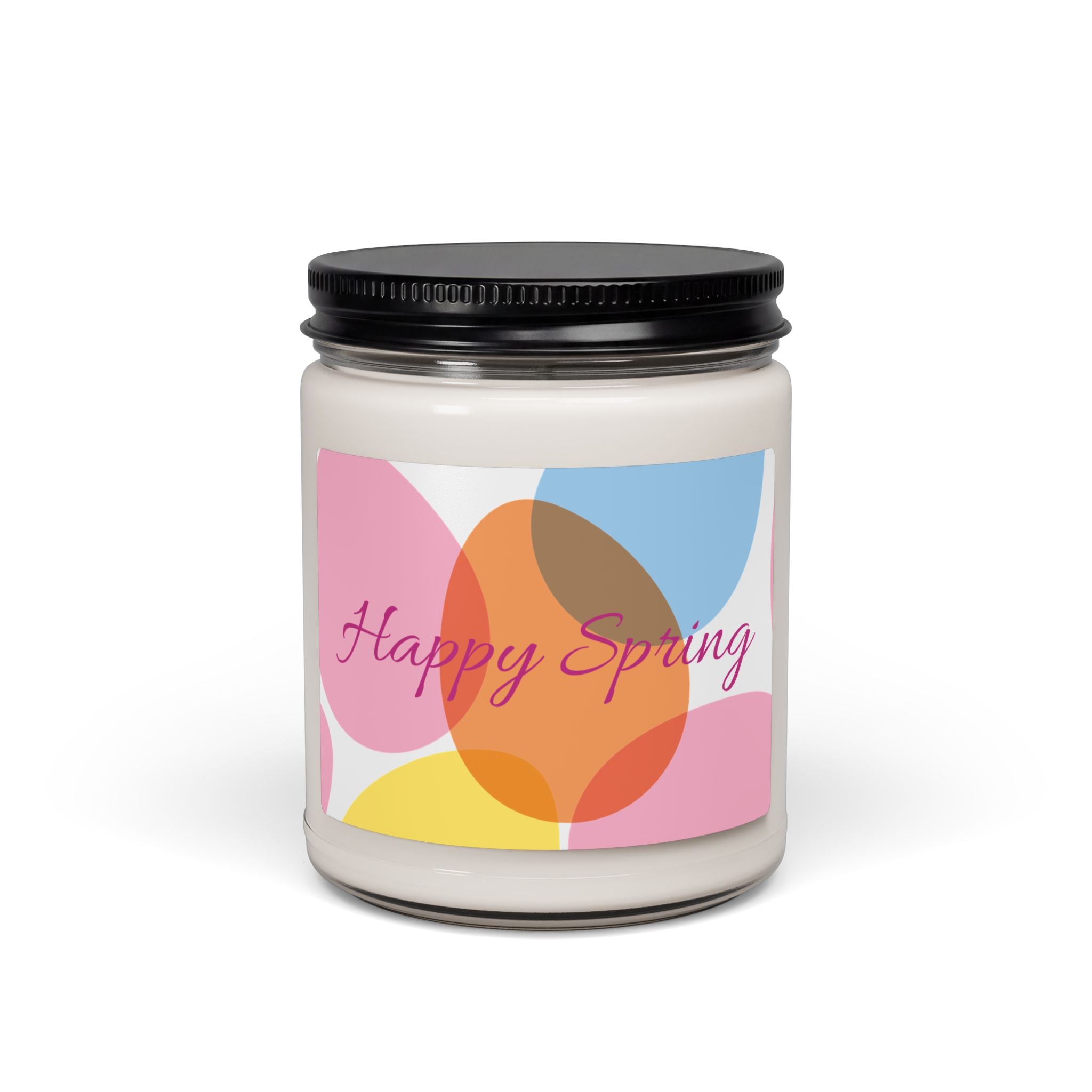 Happy Spring egg Design Candle | 9oz Soy Candle