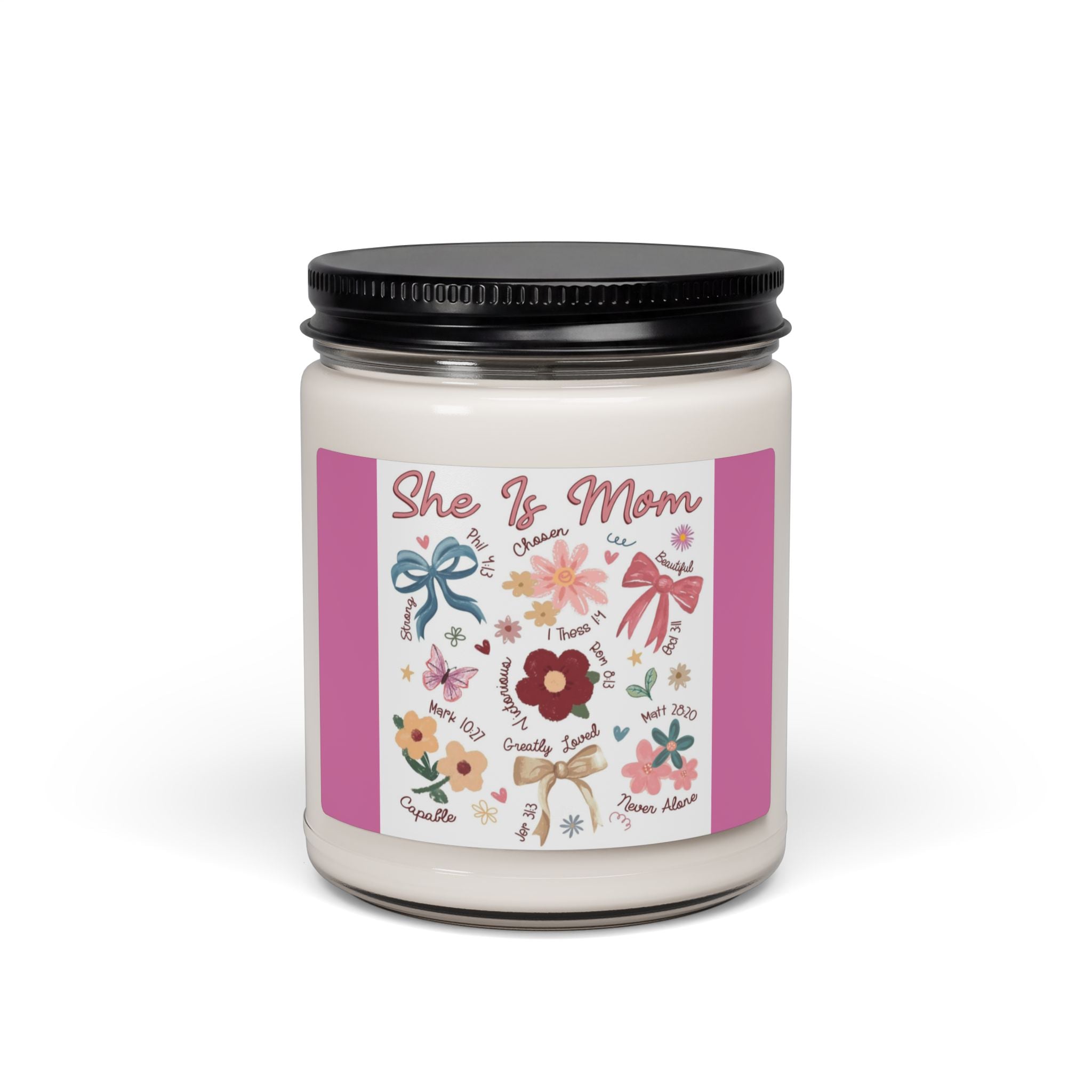 Scented Soy Candle, 9oz, Mom is…., Mom inspirational, affirmations