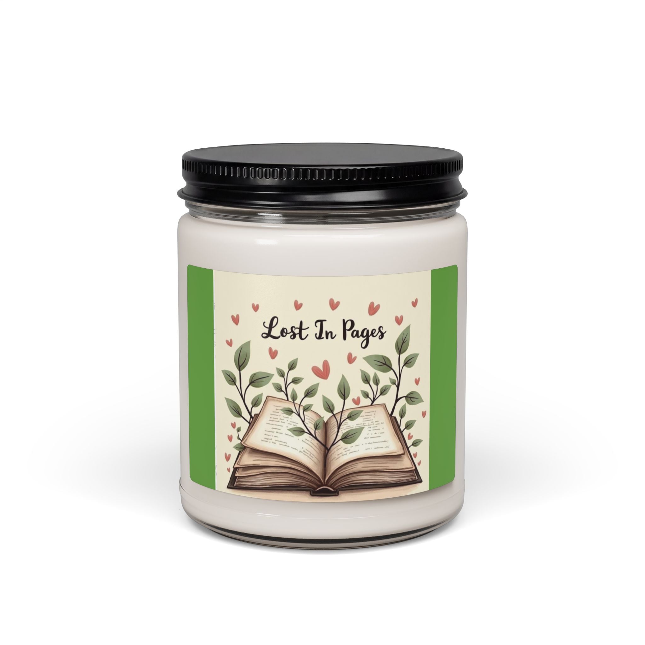 Scented Soy Candle, 9oz Lost in Pages, for book lovers