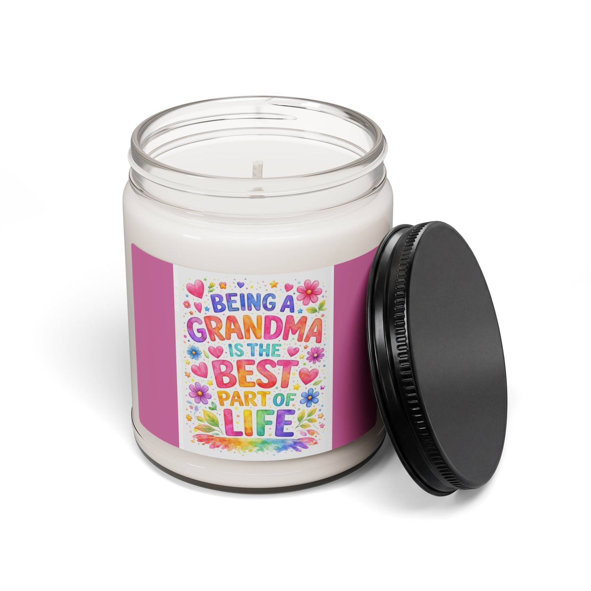 Scented Soy Candle, 9oz, Best Grandma - Simply Glow Ohio