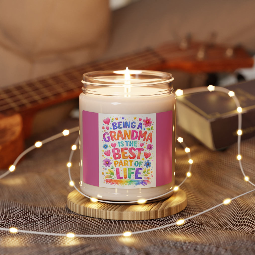 Scented Soy Candle, 9oz, Best Grandma - Simply Glow Ohio