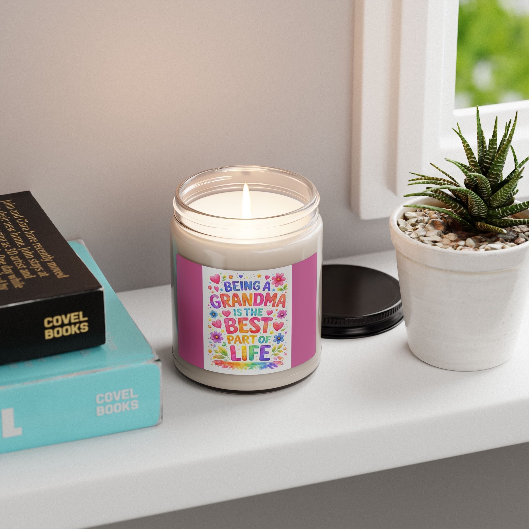 Scented Soy Candle, 9oz, Best Grandma - Simply Glow Ohio