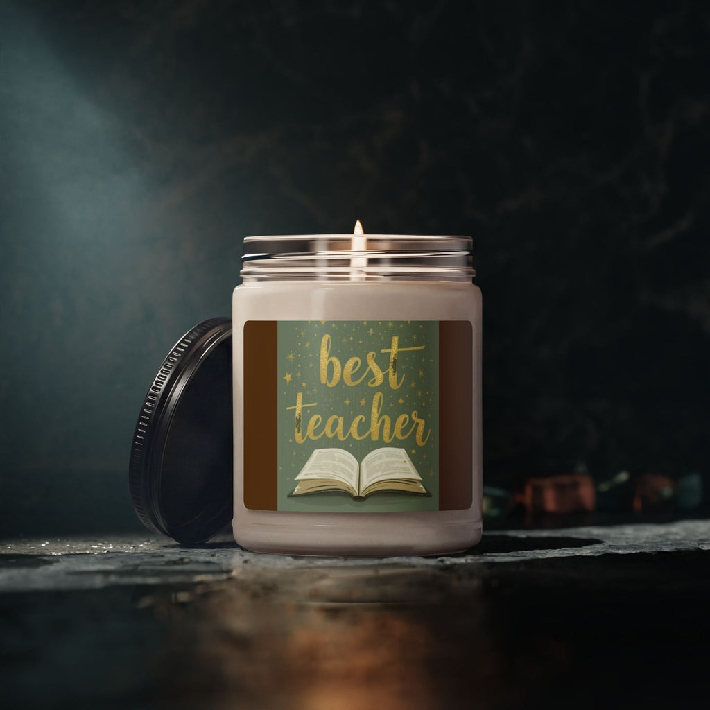 Scented Soy Candle, 9oz, Best Teacher, teacher appreciation - Simply Glow Ohio