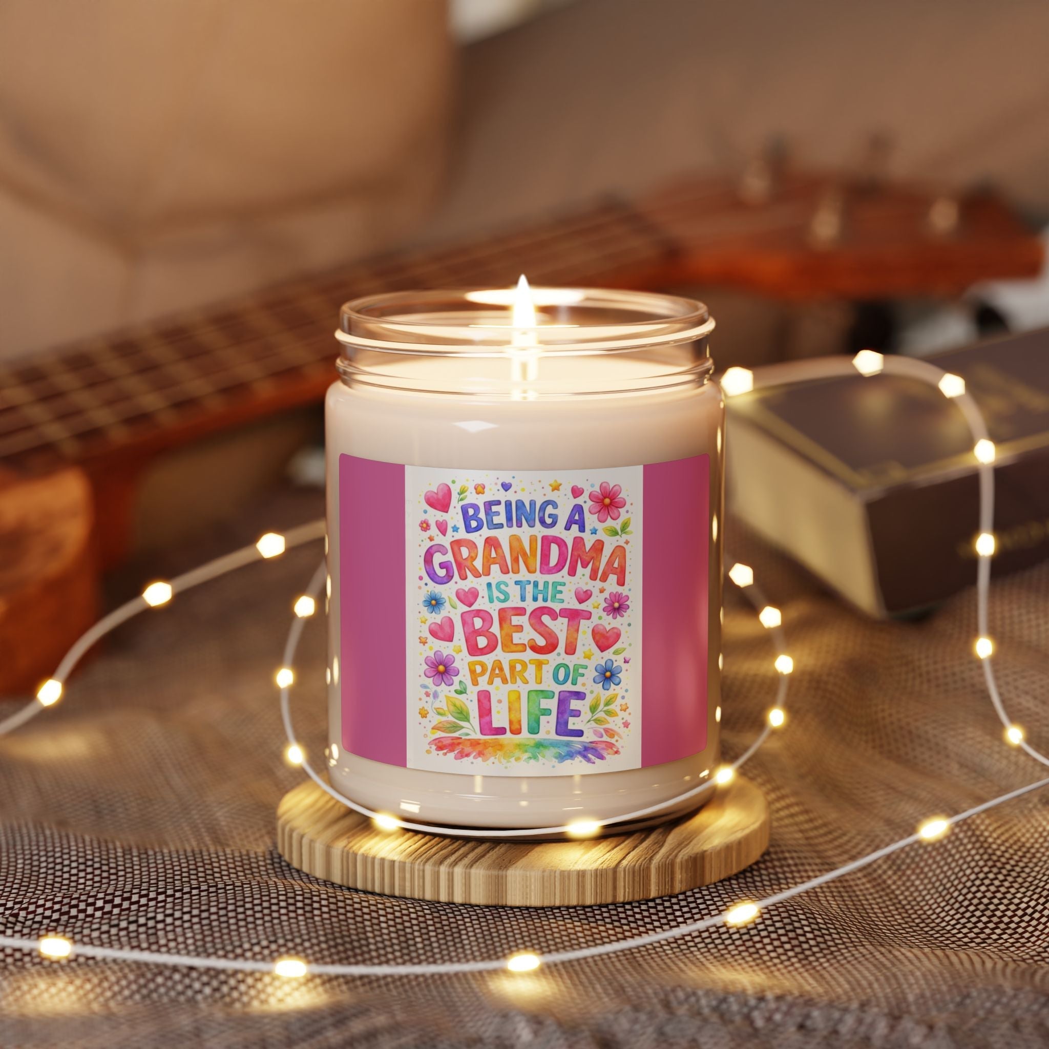 Scented Soy Candle, 9oz, Best Grandma - Simply Glow Ohio